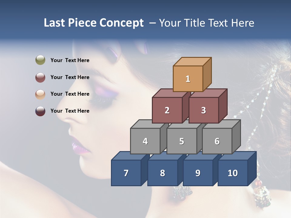 Earring Manicure Lipstick PowerPoint Template