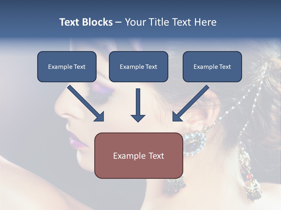 Earring Manicure Lipstick PowerPoint Template