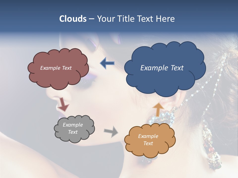 Earring Manicure Lipstick PowerPoint Template