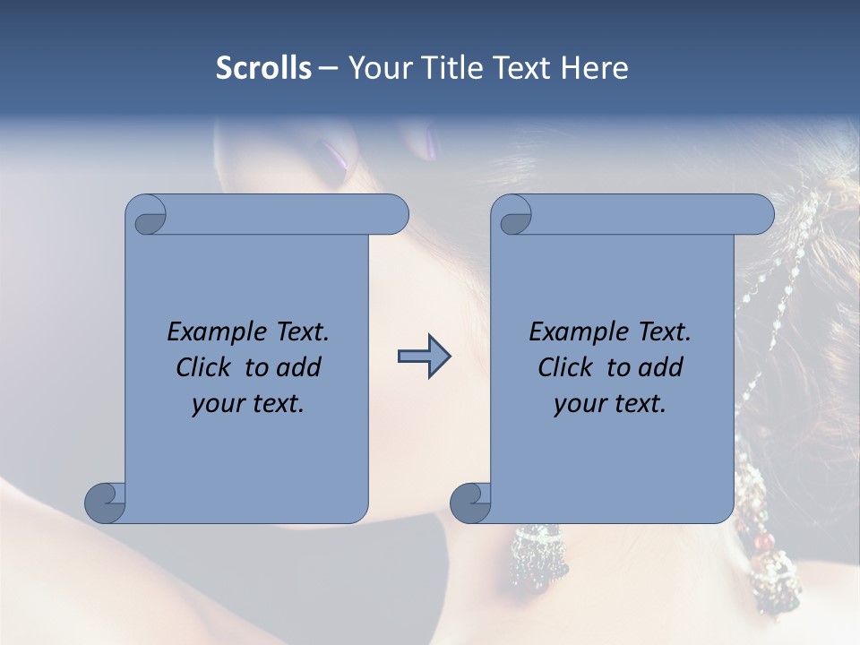 Earring Manicure Lipstick PowerPoint Template