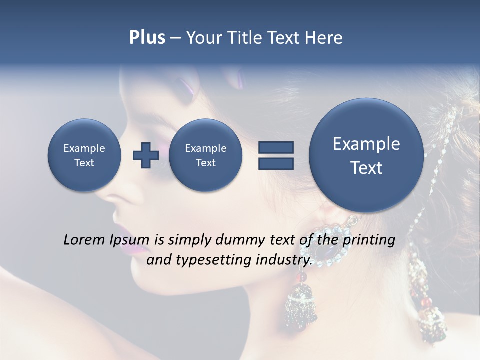 Earring Manicure Lipstick PowerPoint Template