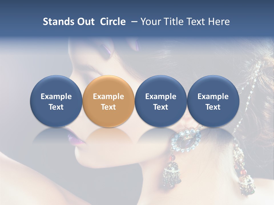 Earring Manicure Lipstick PowerPoint Template