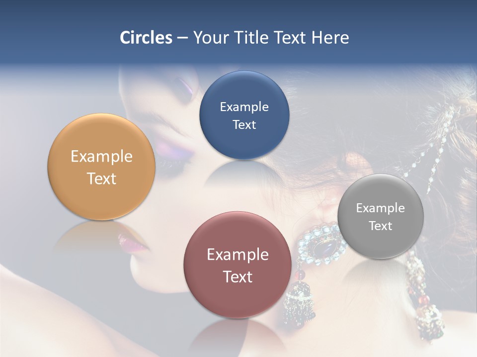 Earring Manicure Lipstick PowerPoint Template