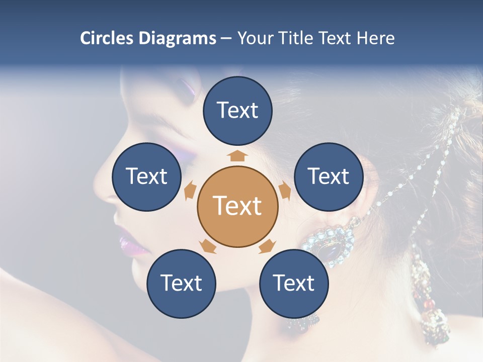 Earring Manicure Lipstick PowerPoint Template