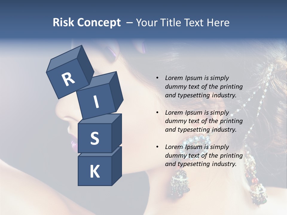 Earring Manicure Lipstick PowerPoint Template