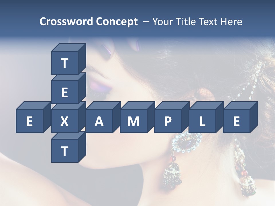 Earring Manicure Lipstick PowerPoint Template