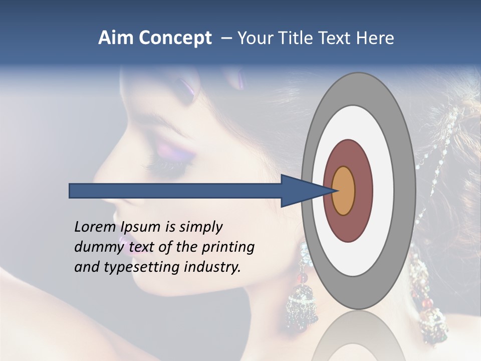 Earring Manicure Lipstick PowerPoint Template