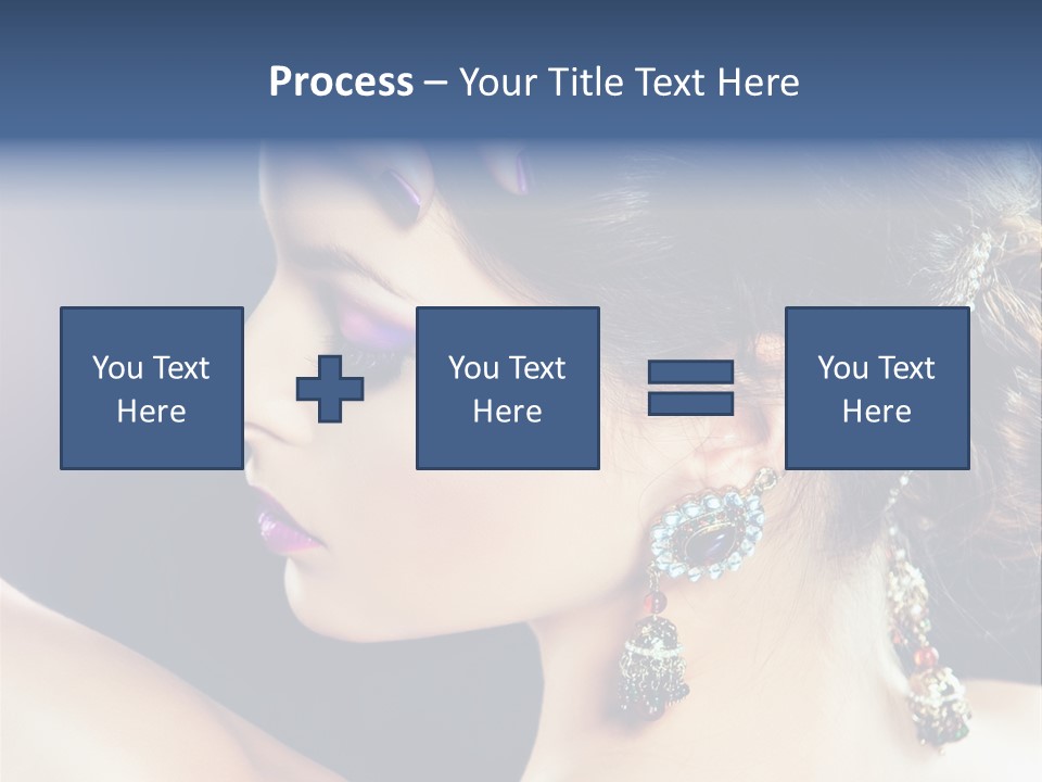 Earring Manicure Lipstick PowerPoint Template