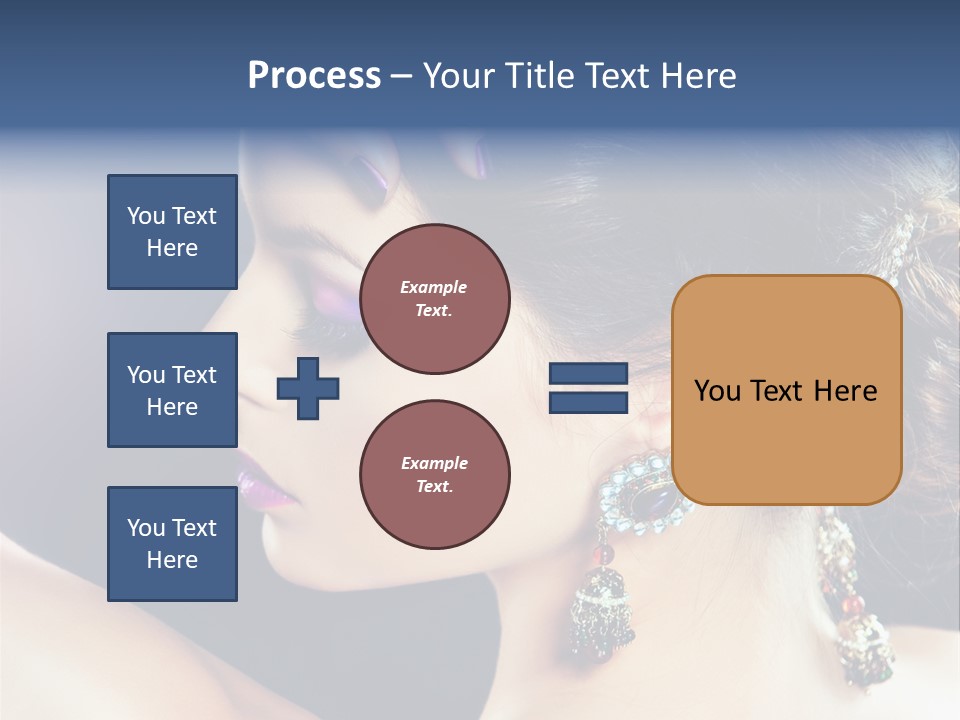 Earring Manicure Lipstick PowerPoint Template