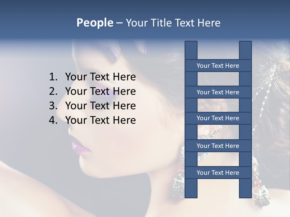 Earring Manicure Lipstick PowerPoint Template