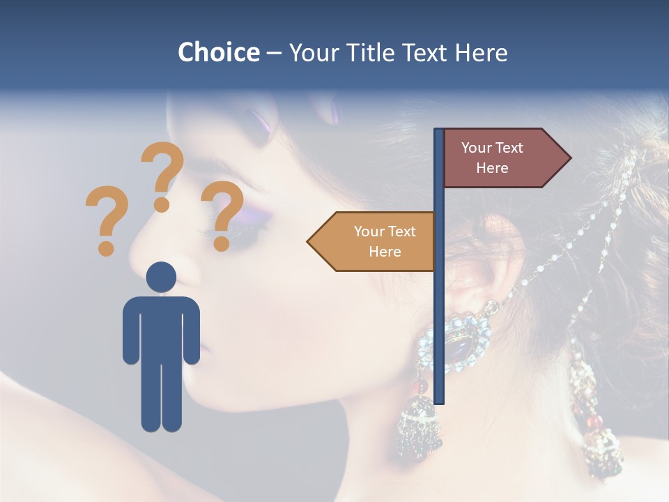 Earring Manicure Lipstick PowerPoint Template