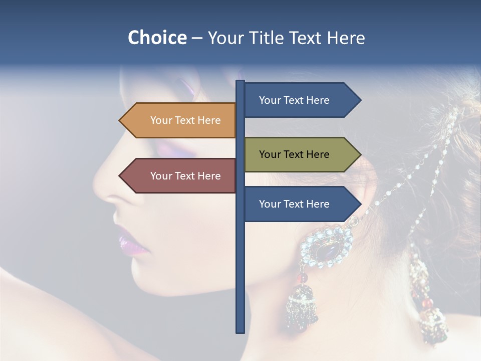 Earring Manicure Lipstick PowerPoint Template