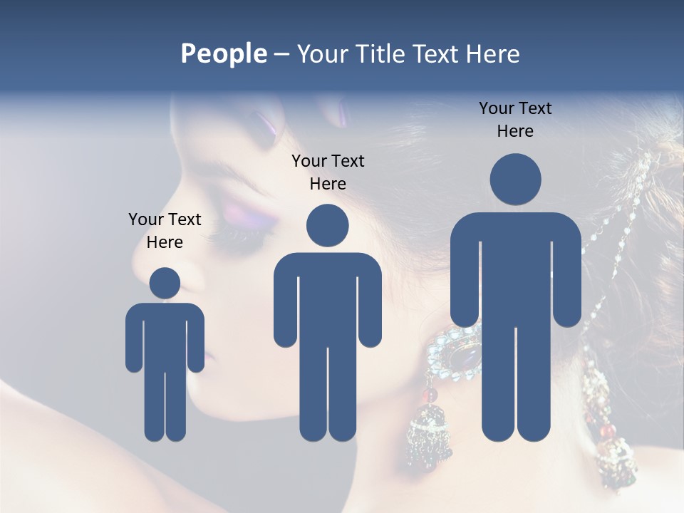 Earring Manicure Lipstick PowerPoint Template