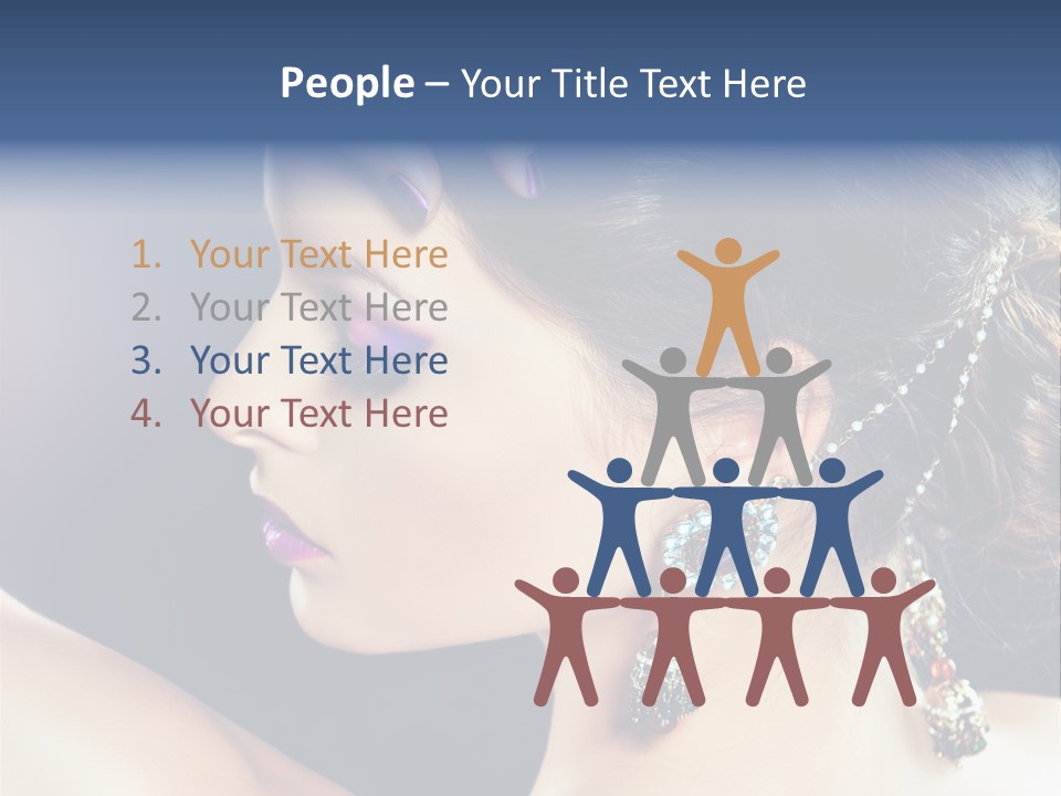 Earring Manicure Lipstick PowerPoint Template