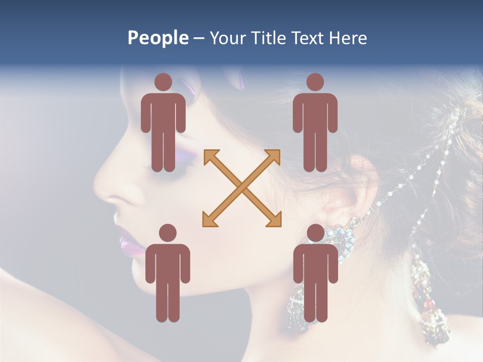 Earring Manicure Lipstick PowerPoint Template