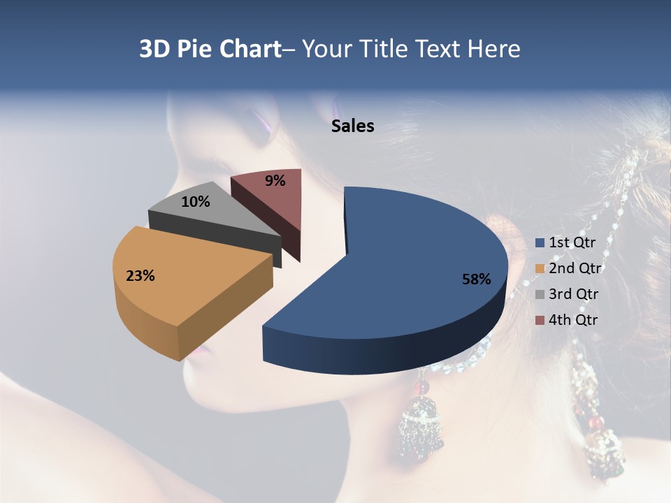 Earring Manicure Lipstick PowerPoint Template