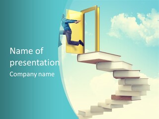 Gold Improve Casual PowerPoint Template