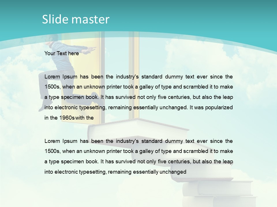 Gold Improve Casual PowerPoint Template