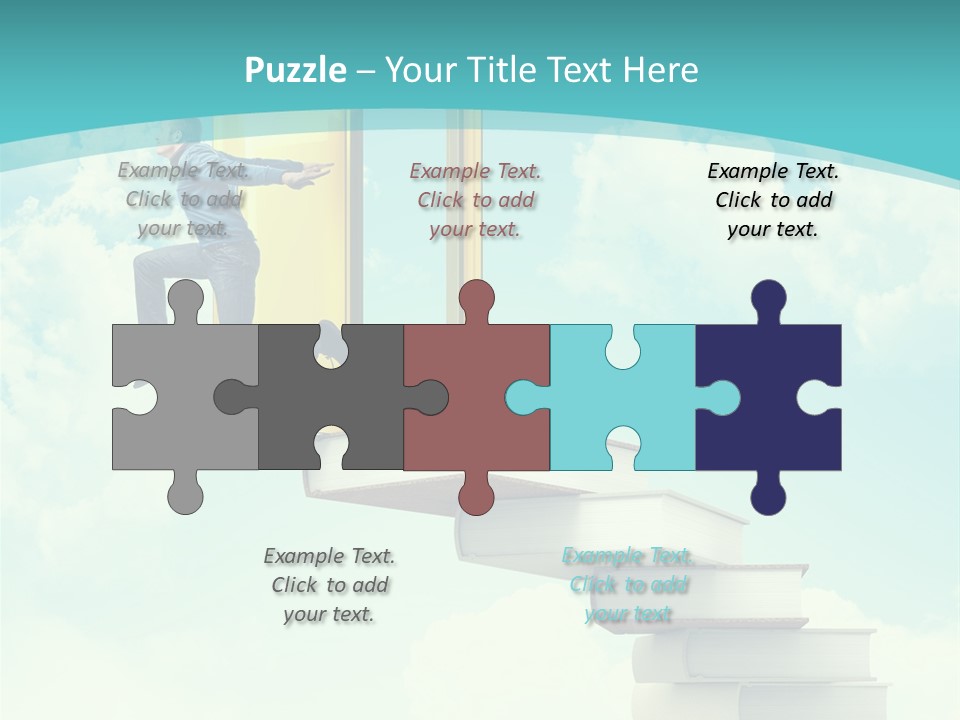 Gold Improve Casual PowerPoint Template