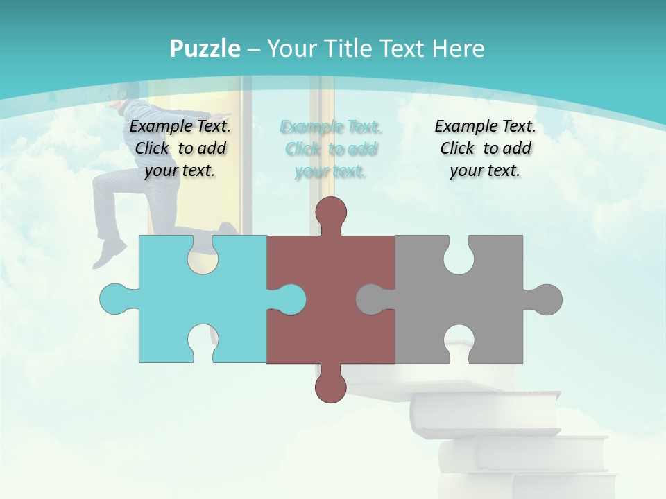 Gold Improve Casual PowerPoint Template