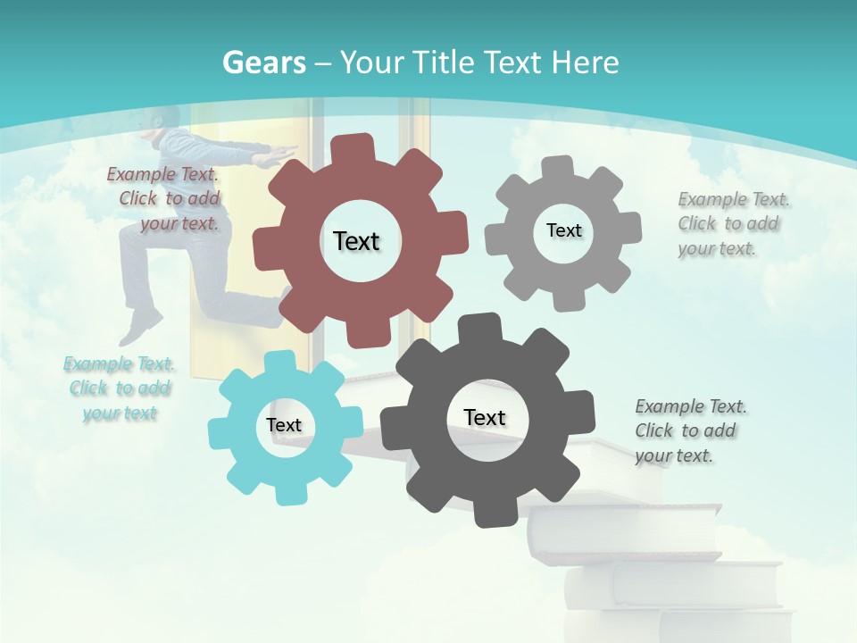 Gold Improve Casual PowerPoint Template