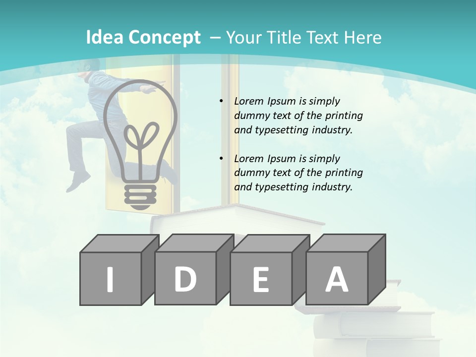 Gold Improve Casual PowerPoint Template