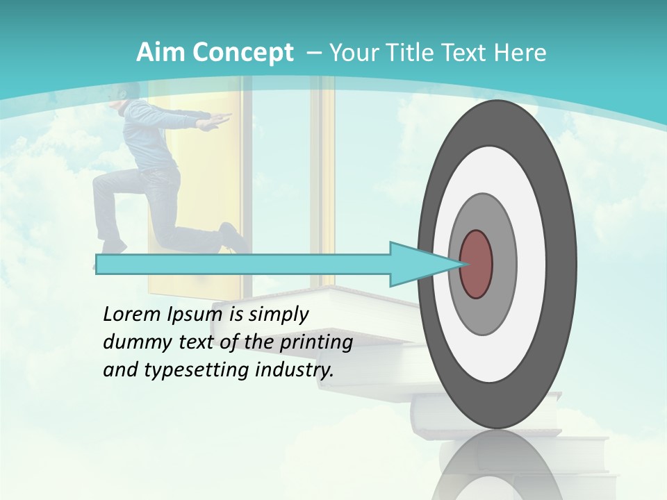 Gold Improve Casual PowerPoint Template