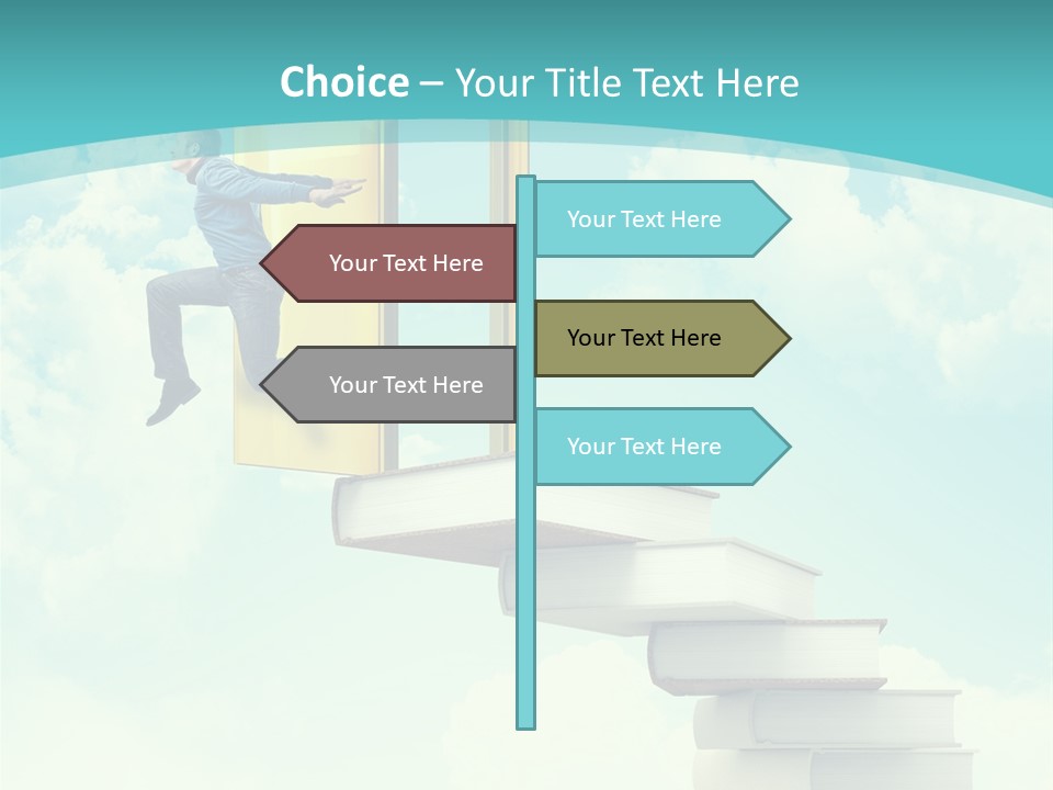 Gold Improve Casual PowerPoint Template