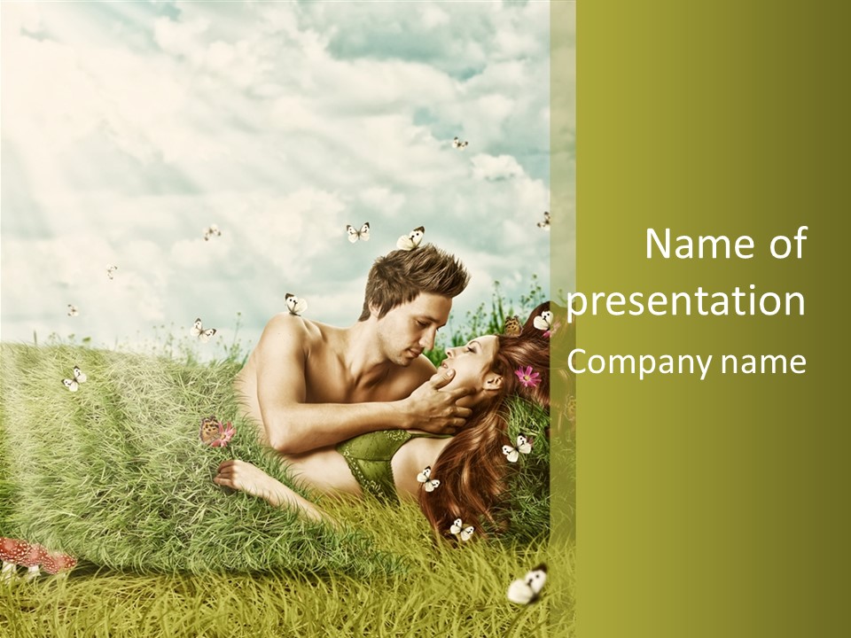 Valentines Tale Fantasy PowerPoint Template