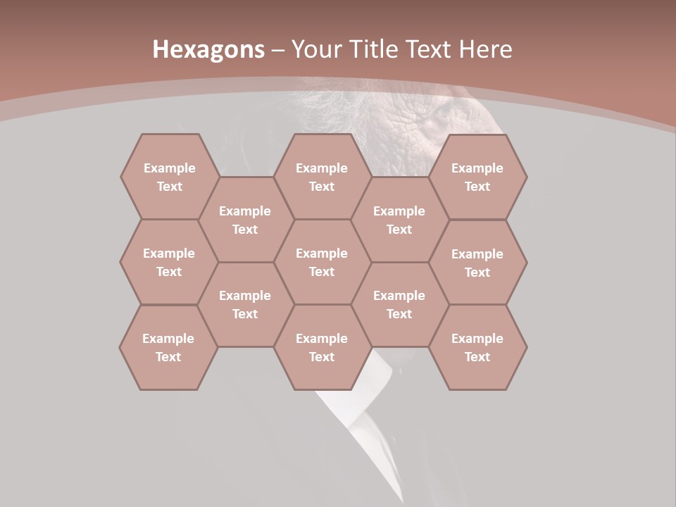 Portrait Wrinkle Ancient PowerPoint Template