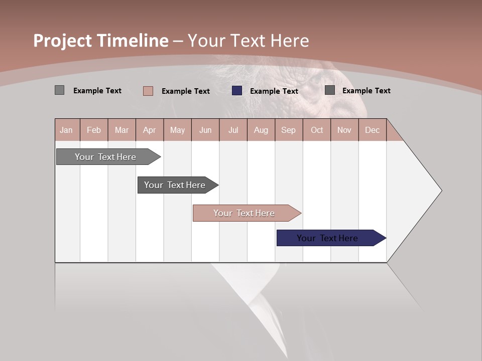 Portrait Wrinkle Ancient PowerPoint Template