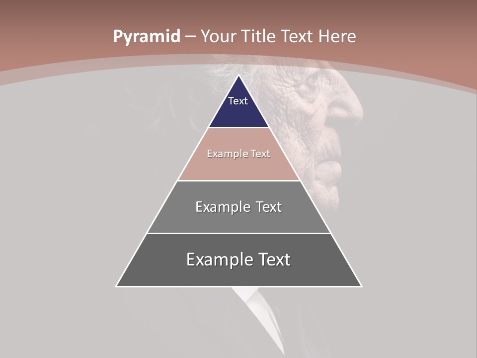 Portrait Wrinkle Ancient PowerPoint Template