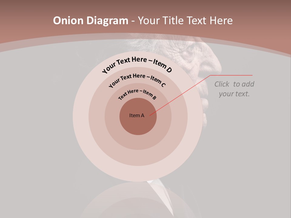 Portrait Wrinkle Ancient PowerPoint Template