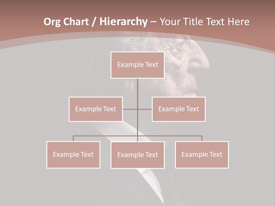 Portrait Wrinkle Ancient PowerPoint Template