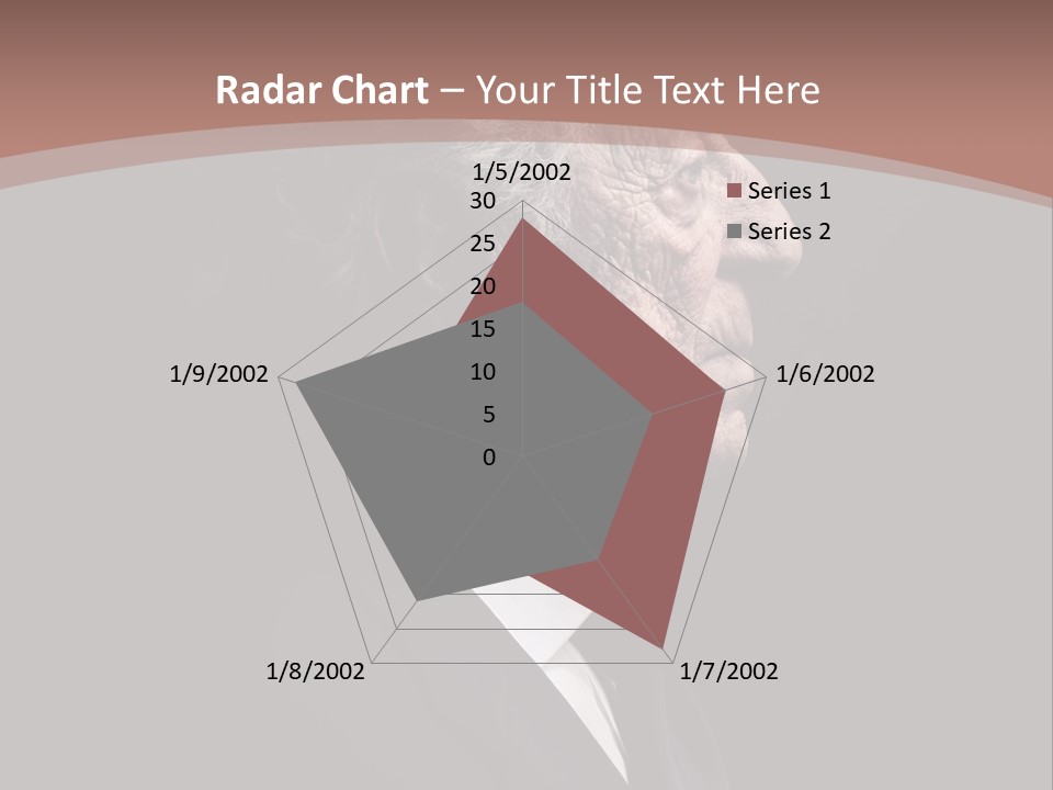 Portrait Wrinkle Ancient PowerPoint Template