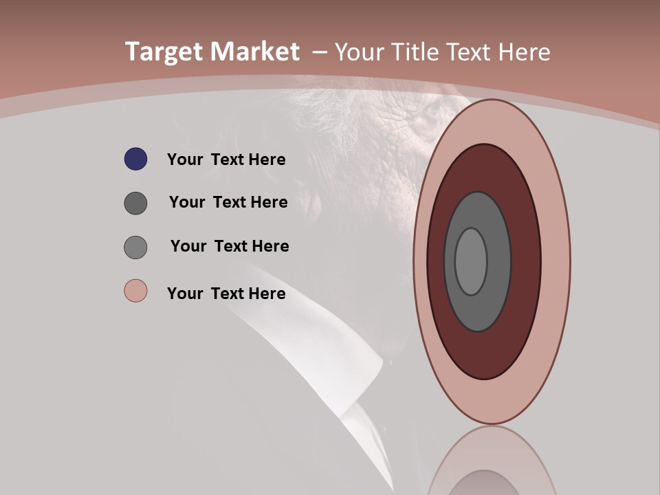 Portrait Wrinkle Ancient PowerPoint Template