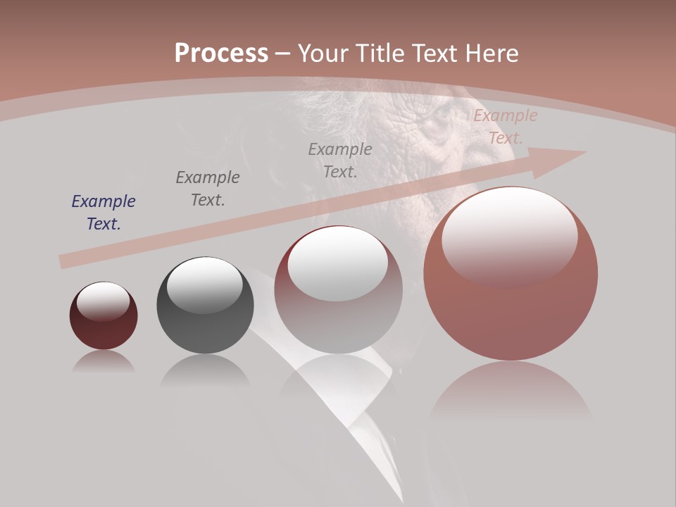 Portrait Wrinkle Ancient PowerPoint Template