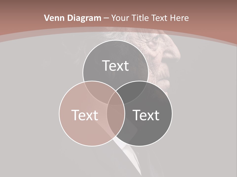 Portrait Wrinkle Ancient PowerPoint Template