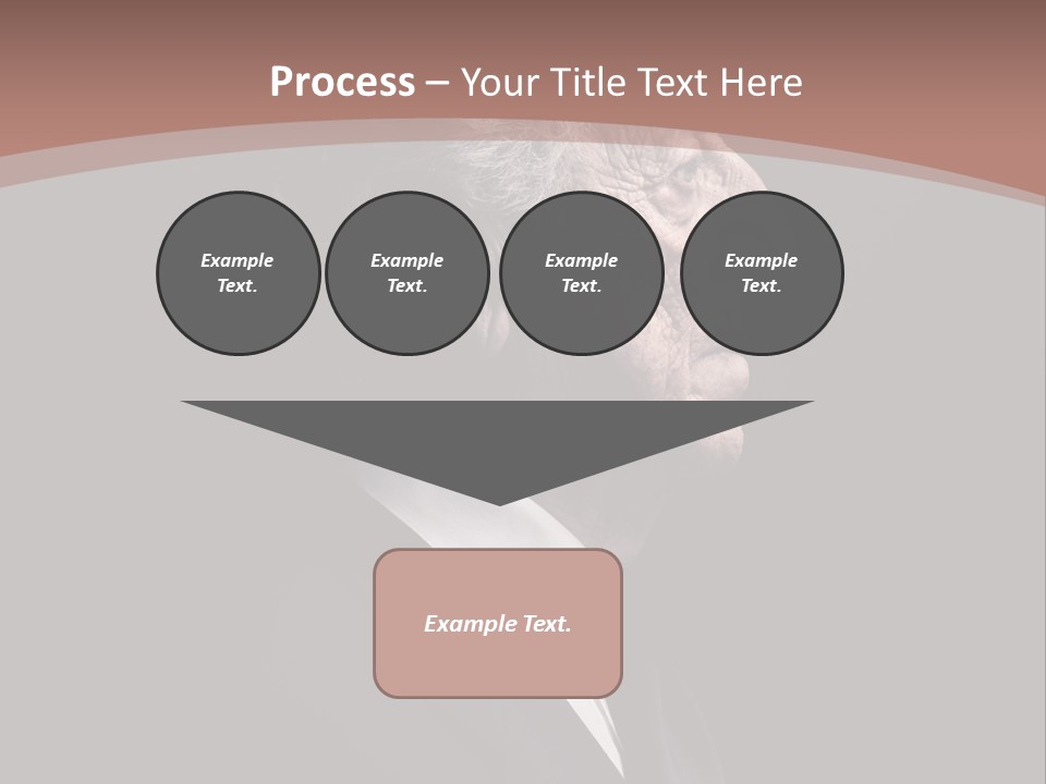 Portrait Wrinkle Ancient PowerPoint Template