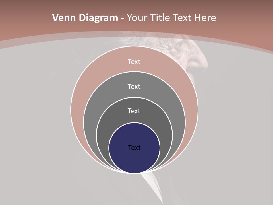 Portrait Wrinkle Ancient PowerPoint Template