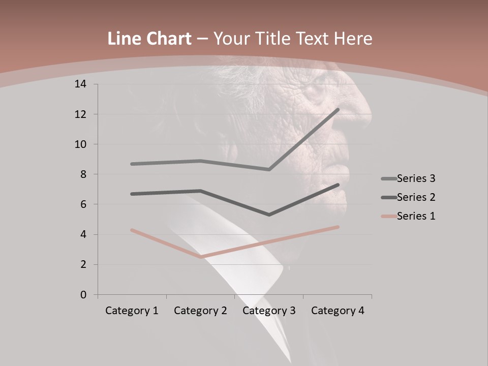 Portrait Wrinkle Ancient PowerPoint Template