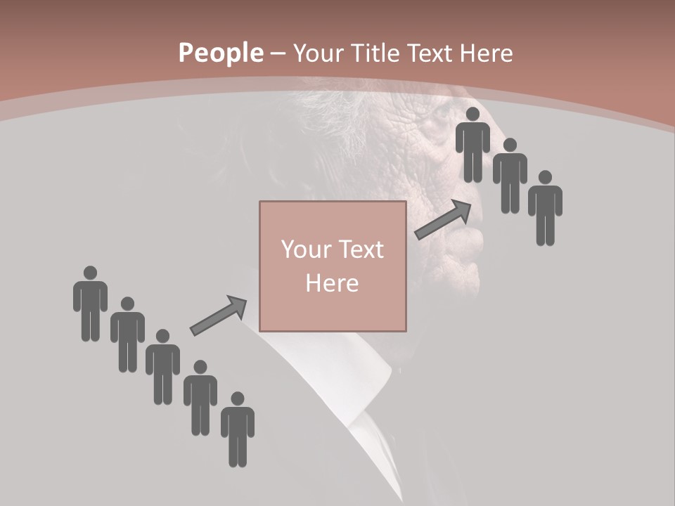 Portrait Wrinkle Ancient PowerPoint Template