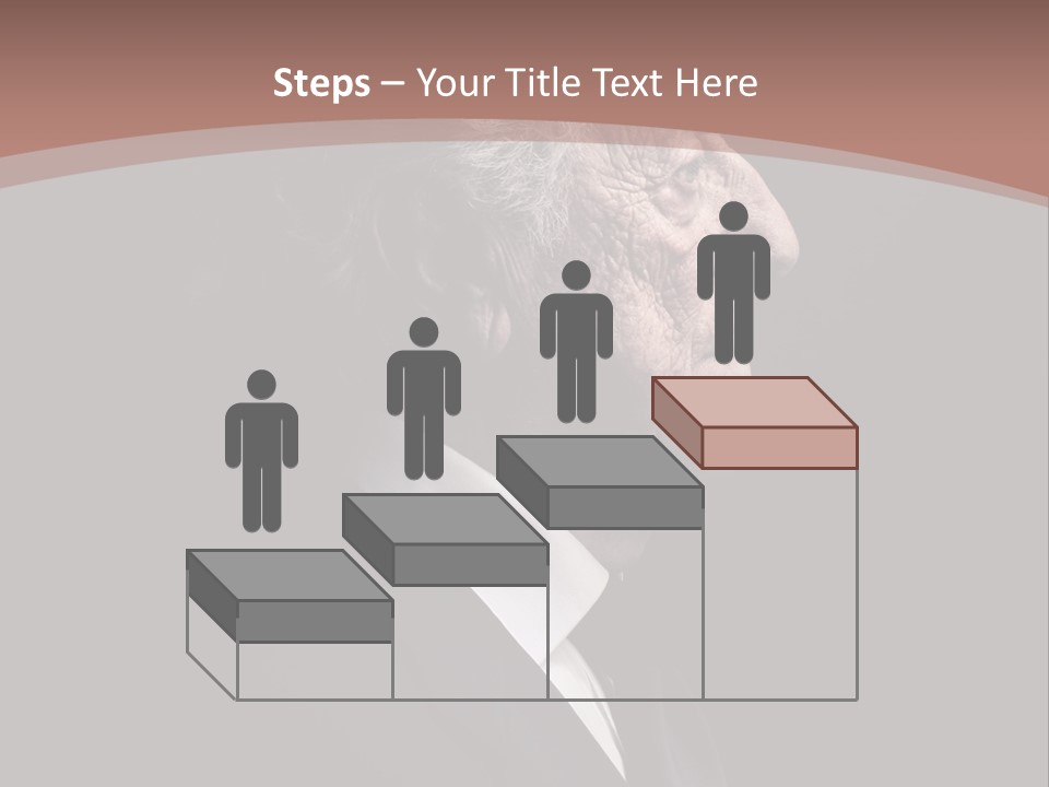 Portrait Wrinkle Ancient PowerPoint Template