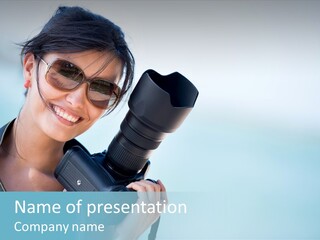 Photography Photographer Hispanic PowerPoint Template