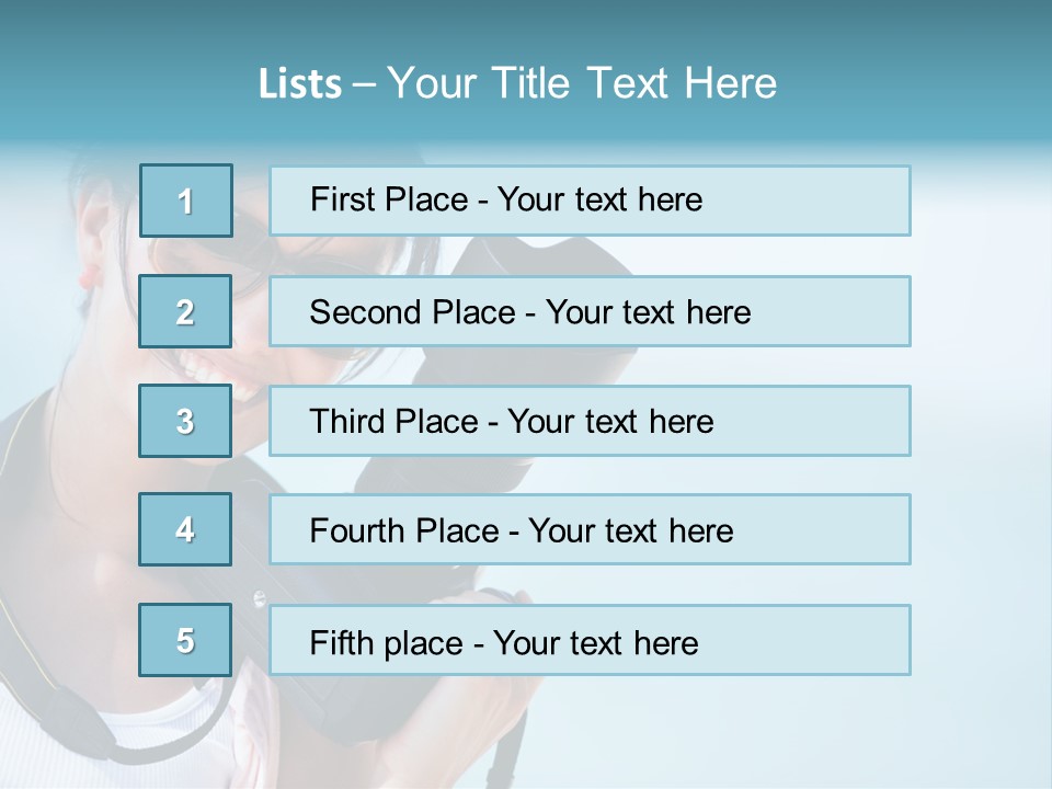 Photography Photographer Hispanic PowerPoint Template