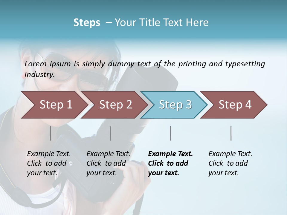 Photography Photographer Hispanic PowerPoint Template
