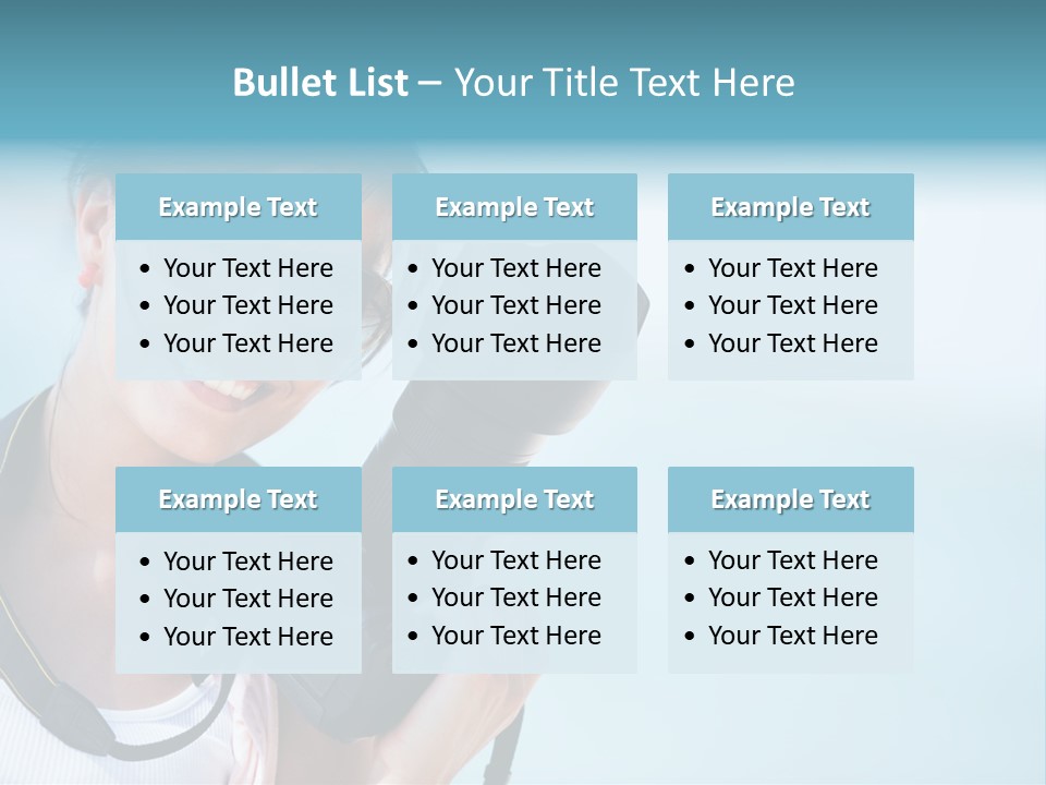 Photography Photographer Hispanic PowerPoint Template