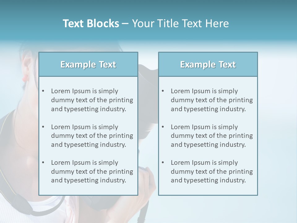 Photography Photographer Hispanic PowerPoint Template