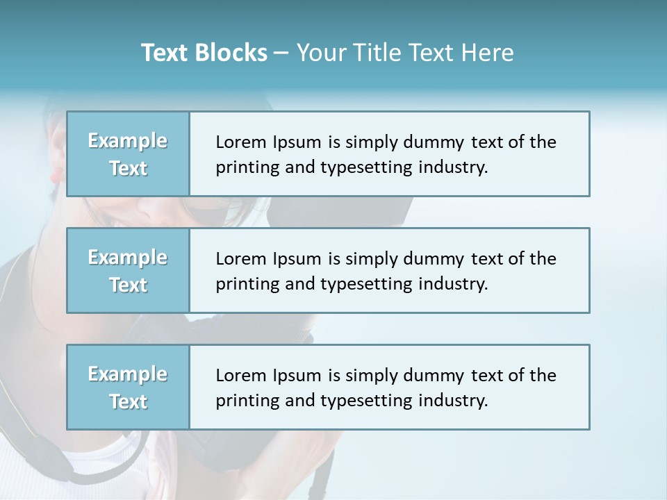 Photography Photographer Hispanic PowerPoint Template