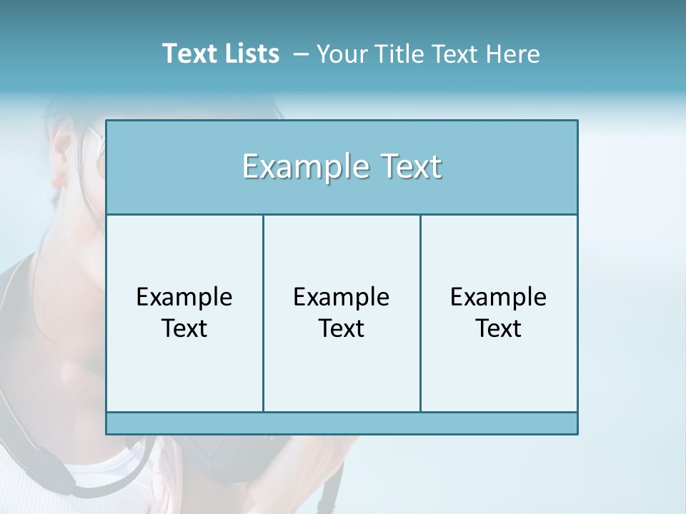 Photography Photographer Hispanic PowerPoint Template